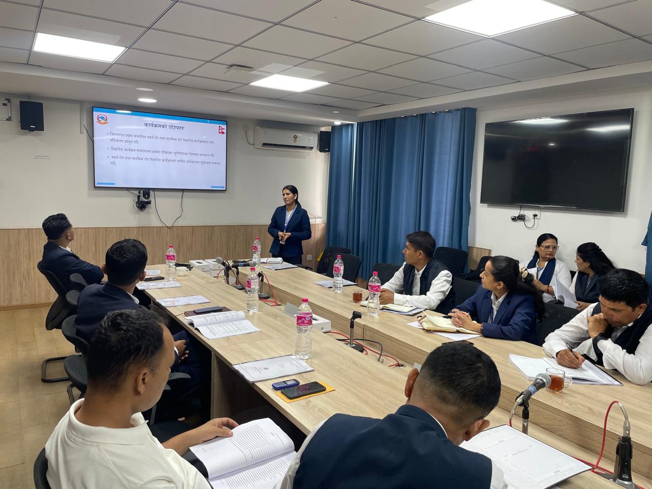 Dissemination meeting on results obtained from screening CAMPs related to non-communicable diseases and mental illness